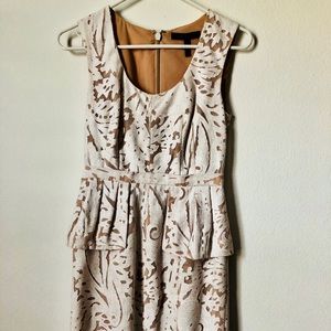 White lacy BCBG dress